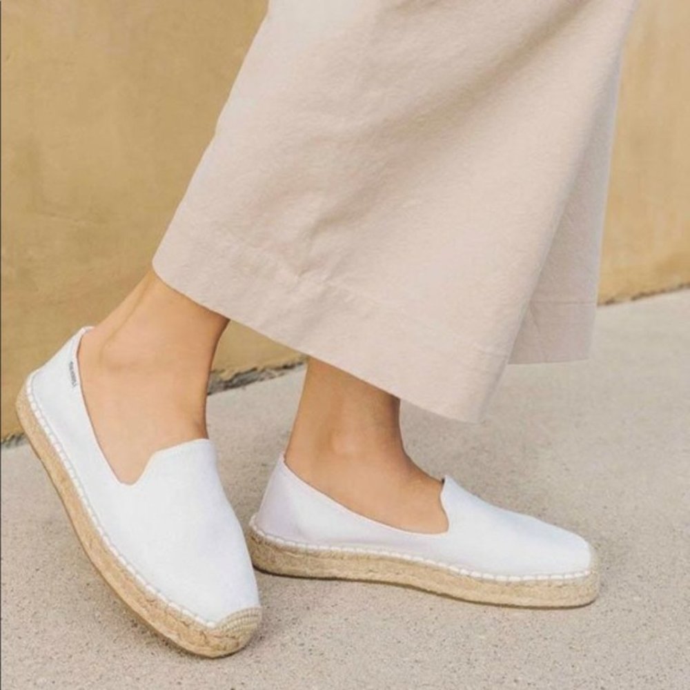 Soludos Dali Espadrilles White Size 7.5